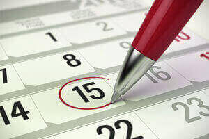 Flexible Scheduling calendar